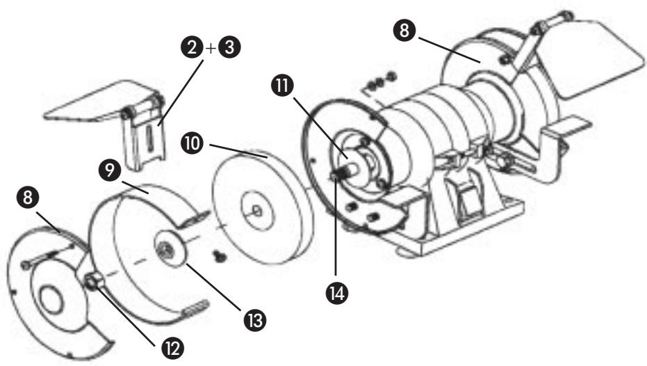 PARKSIDE PDS 150 BENCH GRINDER - 2