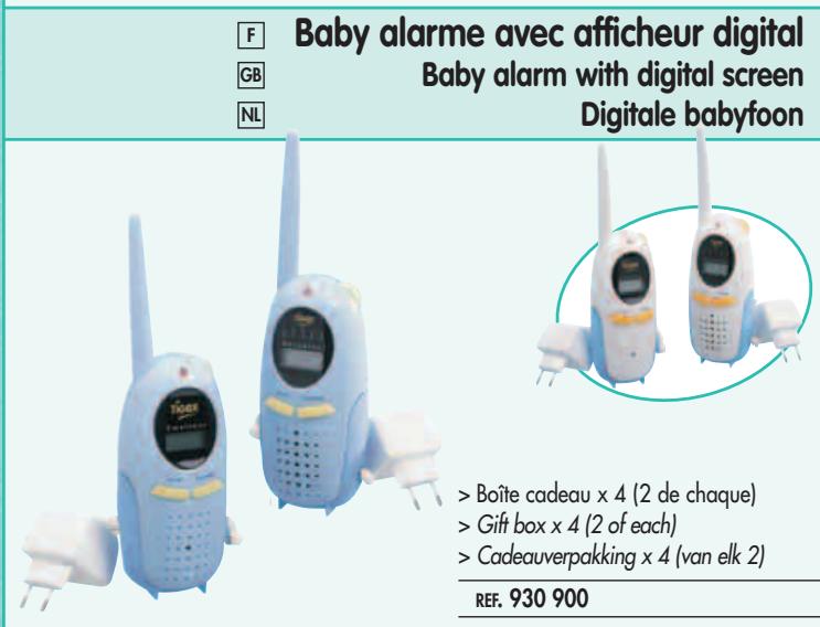 TIGEX BIEN-ETRE - Baby alarmes et vidéo - 6