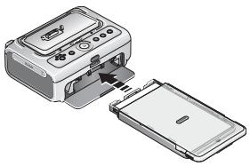 KODAK PRINTER DOCK PLUS - Installation et retrait du bac à papier - 1