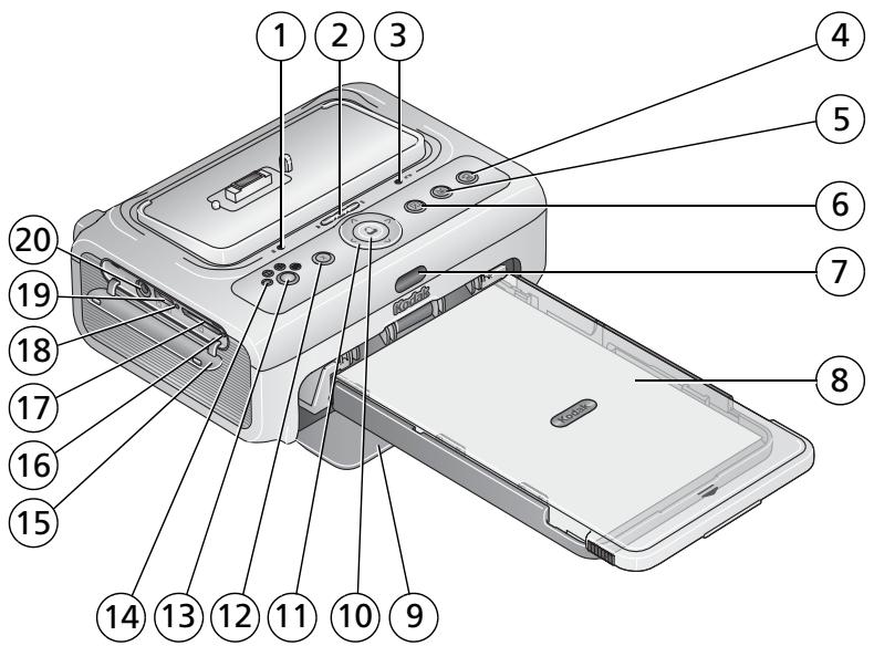 KODAK PRINTER DOCK PLUS - Vue avant/de dessus/latérale - 1