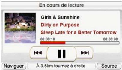 HARMAN KARDON GPS 500WE - L'ÉCRAN NOW PLAYING - 1