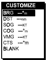 MAGELLAN GPS 315 - Personnalistion du tableau BOUSSOLE - 4