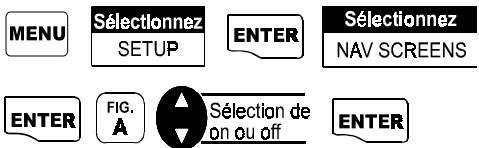 MAGELLAN GPS 315 - Mise hors fonction de tableaux de navigation - 7