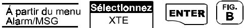 MAGELLAN GPS 315 - Sélection de l'alarme (XTE) - 1
