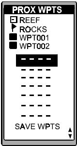 MAGELLAN GPS 315 - Sélection de l'alarme de proximité - 3