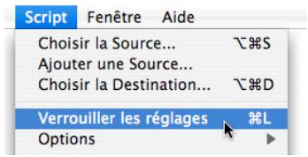 LACIE INTEGO BACKUP MANAGER PRO - Verrouillage, export et import des scripts - 2