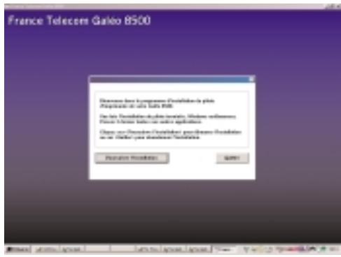 FRANCE TELECOM GALEO 8500 - - Installation sous Windows 95/98/Me : - 1
