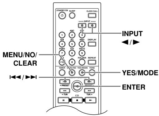 ONKYO CS-515 - Changer l'affichage de source d'entrée - 1