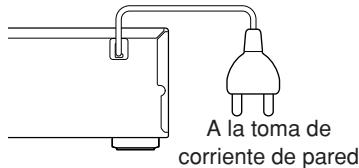 ONKYO A-9355 - Conectar el cable de alimentación - 1
