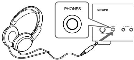 ONKYO A-9355 - Usar auriculares - 1
