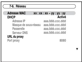 ONKYO PR-SC5508 - Utilisez / pour sélectionner « réseau », puis appuyez sur ENTER. - 1