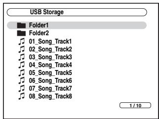 ONKYO PR-SC5508 - Musicdateien auf einem USB-Gerät abspielen - 3