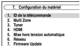 ONKYO PR-SC5508 - Menu de configuration OSD - 4
