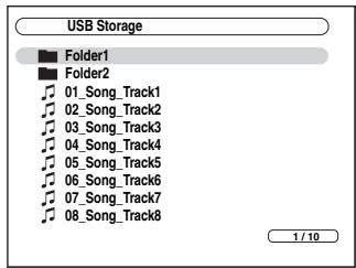 ONKYO PR-SC5508 - Lecture de fichiers musicaux sur un périphérique USB - 3