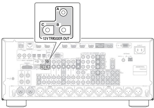 ONKYO PR-SC5508 - Verwendung der 12V-Trigger-Signale - 1