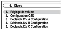 ONKYO PR-SC5508 - Menu de configuration OSD - 2