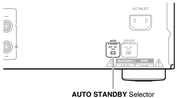 ONKYO A-9050 - Configuración de la función de modo de esperas automatico - 1