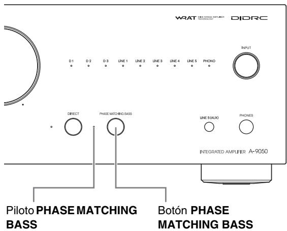 ONKYO A-9050 - Uso de la referencia PHASE MATCHING BASS - 1