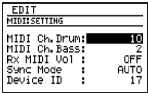 BOSS DR880 - Réception des messages volume - 1