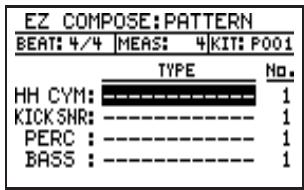 BOSS DR880 - Appuyez sur EZ COMPOSE [pattern] - 1