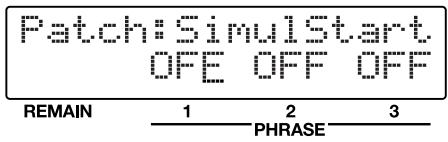 BOSS RC-50 - Reproduire plusieurs phrases simultanément: (Simul-Start) - 1