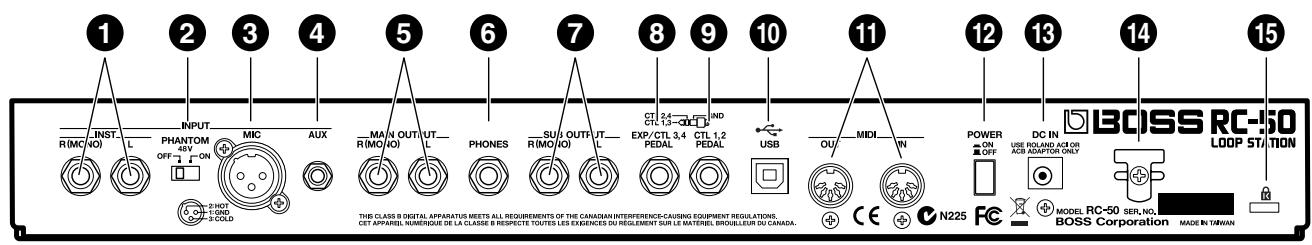 BOSS RC-50 - Témoins PHRASE 1/2/3 - 1