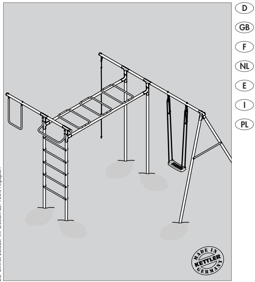 KETTLER SCHAUKEL 08398-600 - Montageanleitung und Handhabungshinweise Schaukel - 1