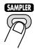 ZOOM BFX-708 - Um den Sampler abzuschalten und zur normalen Play-Betriebsart zusückzukehren, drücken Sie die SAMPLER-Taste nochmals. - 1