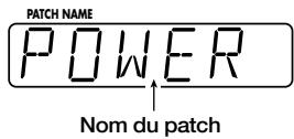 ZOOM BFX-708 - Sélection du patch - 1