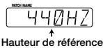 ZOOM BFX-708 - Grattez la corde que vous souhaitez accorder et observer l'indicateur bank/patch. - 2