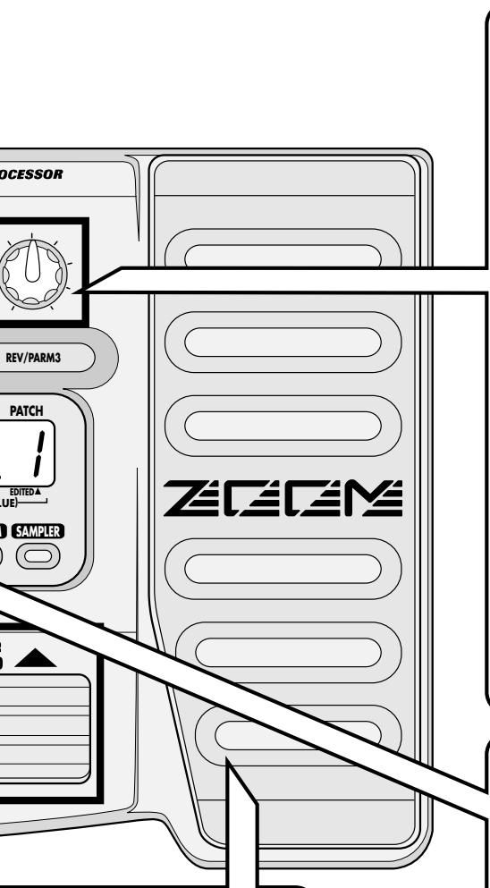 ZOOM BFX-708 - ② Drücken Sie das Modulationspedal ganz durch - 1