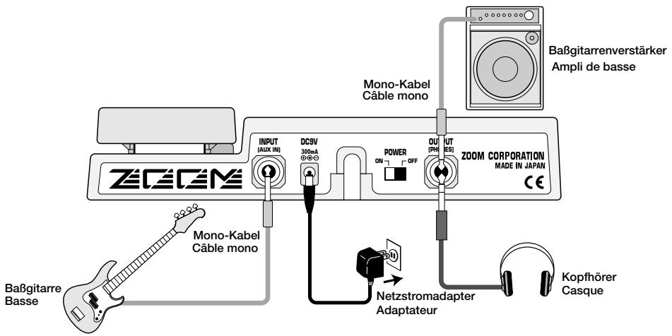 ZOOM BFX-708 - Refermez le couvercle du boîtier à piles. - 3