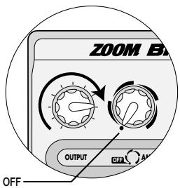 ZOOM BFX-708 - Verwenden Sie ein Mono-Kabel, um die OUTPUT-Buchse des BFX-708 an den Eingang des Verständers anzuschreiben. - 5