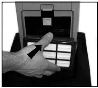NILFISK 212 - CHANGING THE HEPA-FILTER - 3