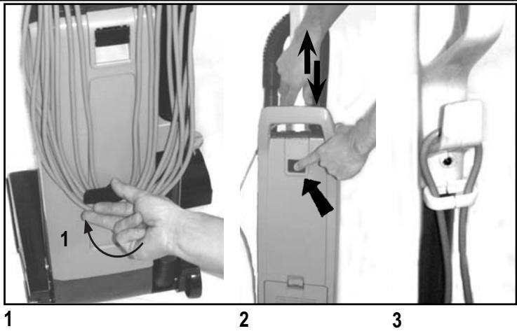 NILFISK 212 - NOTE! Always disconnect the power cord before performing any machine maintenance. - 1