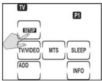 PEEKTON IREMOTE IR 700 - Accès au mode Setup (configuration) - 1