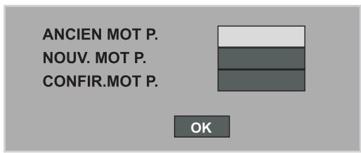 PEEKTON PK 6750 HDMI - Page REGLAGES mot de passer - 2