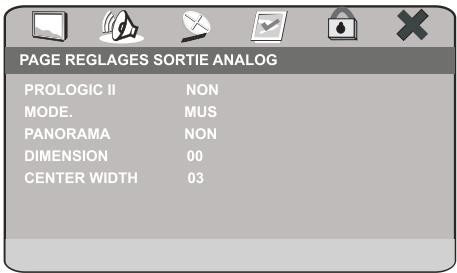 PEEKTON PK 6750 HDMI - Page REGLAGES AUDIO (suite) - 1