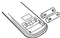 PEEKTON PK 6750 HDMI - Mise en place des batteries - 2