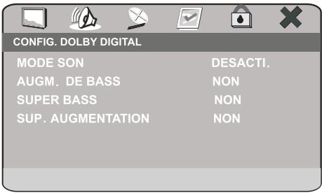 PEEKTON PK 6750 HDMI - Page REGLAGES AUDIO (suite) - 1