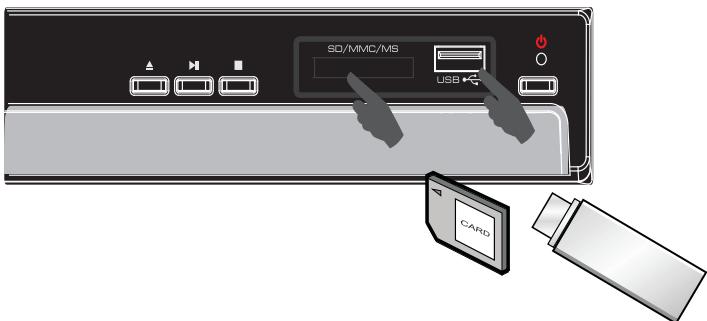 PEEKTON PK 6750 HDMI - Lecture d'une carte SD/USB - 1