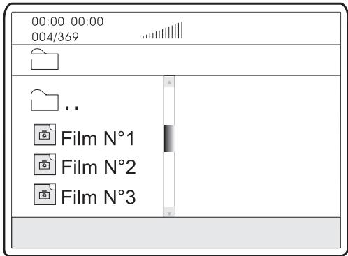 PEEKTON PK 6750 HDMI - Affichage lors du lancement d'un Divx - 1
