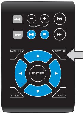 PEEKTON PK 6750 HDMI - Menu SETUP (Paramétrage de l'unité) - 1