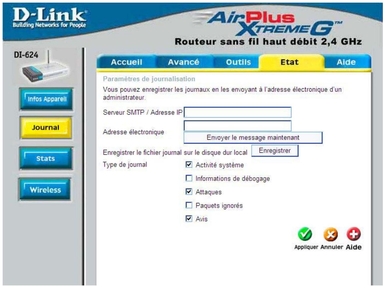 D-LINK DI-624 - Utilisation du menu de configuration (suite) - 1