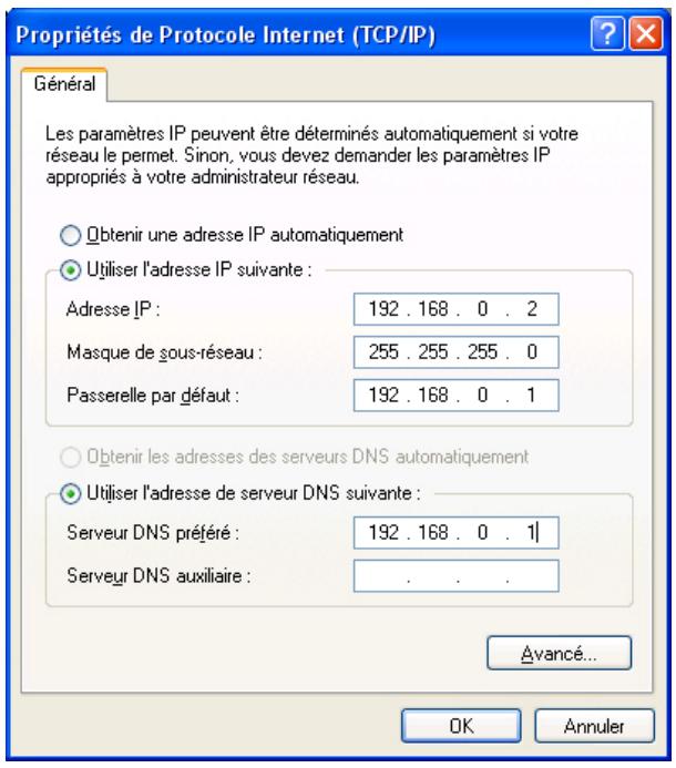 D-LINK DI-624 - Comment attribuer une adresse IP statique sous Windows 2000? (suite) - 1