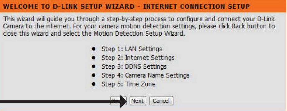 D-LINK DCS-3411 - Internet Connection Setup Wizard - 1