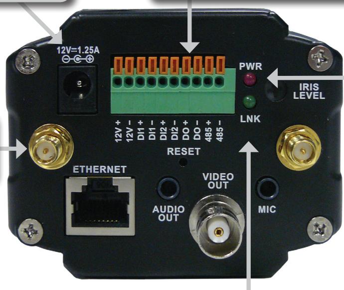 D-LINK DCS-3411 - Antenna Connectors (DCS-3430) - 1
