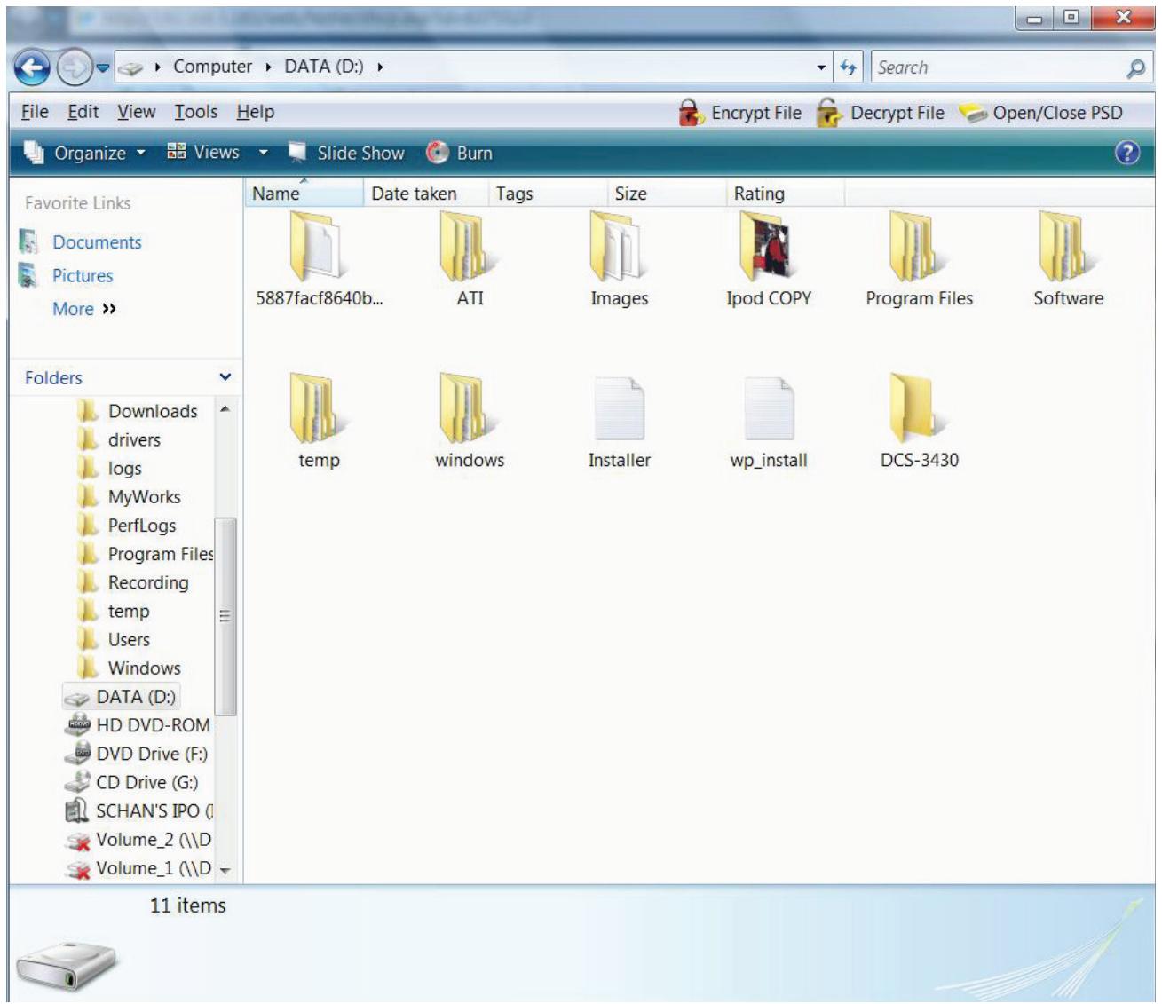 D-LINK DCS-3411 - How to save video to a shared folder? - 1