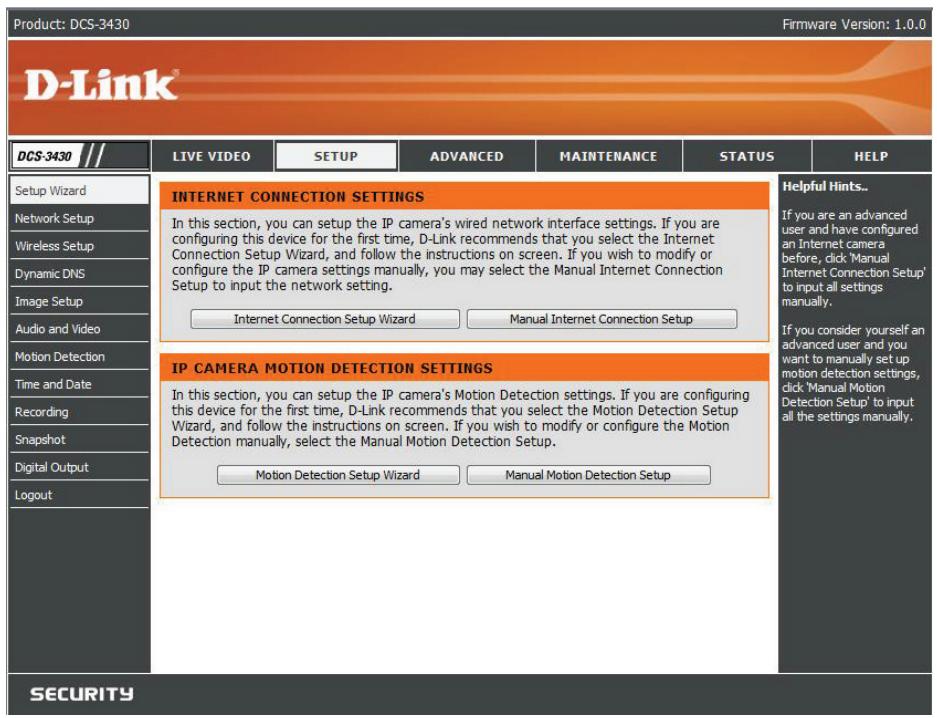 D-LINK DCS-3411 - Setup Wizard - 1