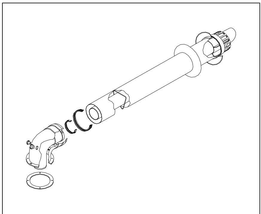 DEVILLE DCB 100 B - Kit coaxial horizontal 60/100 de série - 1